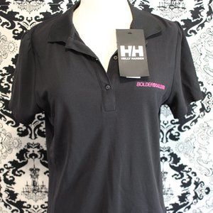 NWT Helly Hansen Black Polo Top